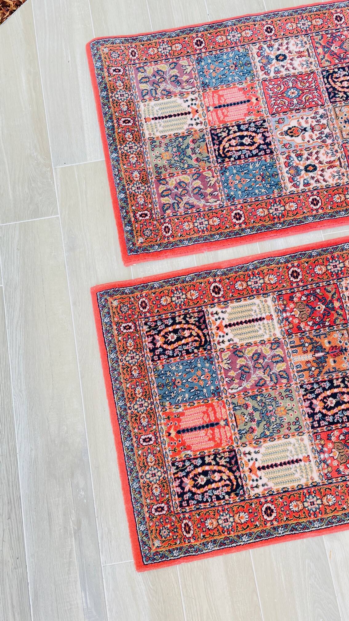 Pair of Vintage Rugs, Art Deco Inspiration