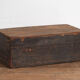Antique red box with floral patterns (circa 1900) #34