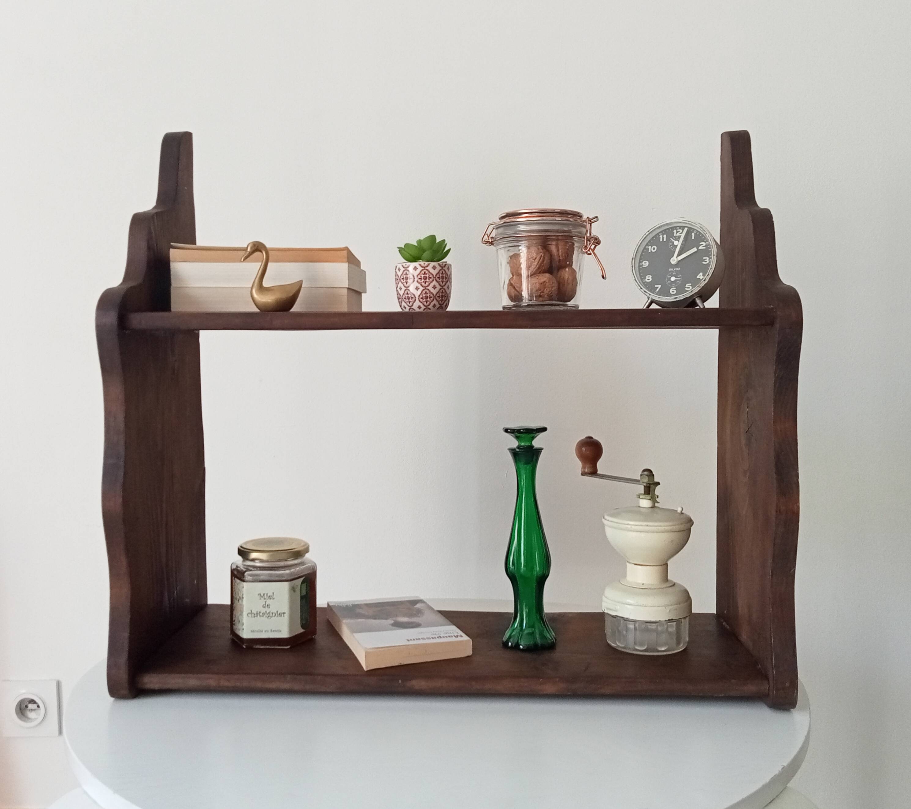 Vintage wall shelf