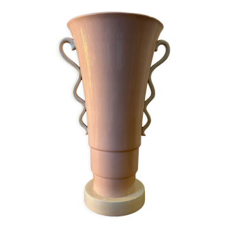Earthenware vase - boch la louviere - belgium
