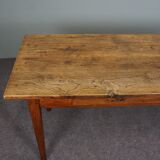 French farmhouse oak dining table circa 1880