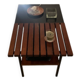 Slatted coffee table