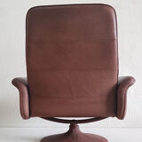 De Sede ds 50 swivel leather armchair, Switzerland 1970