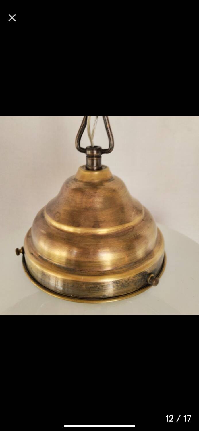 Lampe à suspendre - Verre de Murano - Rationaliste / Bauhaus