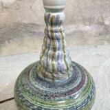 Glazed ceramic table lamp