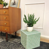 Cube sofa end in mosaic