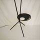 Tripod floor lamp with shelf from the 1950s.