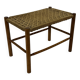 Vintage Stool Danish Papercord Rope small Stool Mid Century