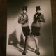 Nice illustration of mode accompanied by a press photograph by guy laroche