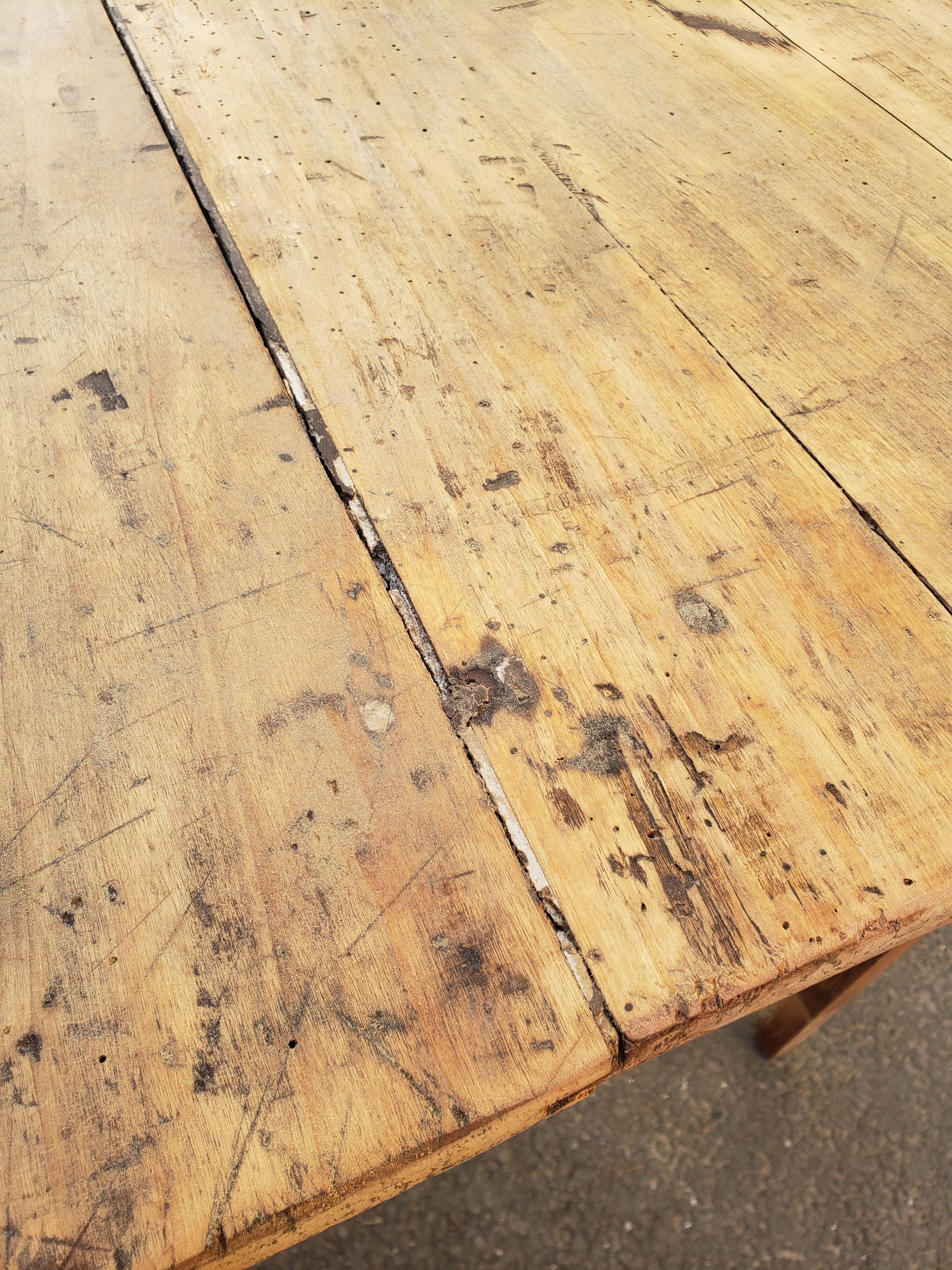 Farm table or "hiss" desk