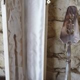 Vintage silver metal pie shovel