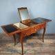Dame dressing table with Louis XV style flap inlaid in precious wood NINETEENTH