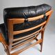 Armchair and footrest by Ib Kofod-Larsen for OPE, Sweden