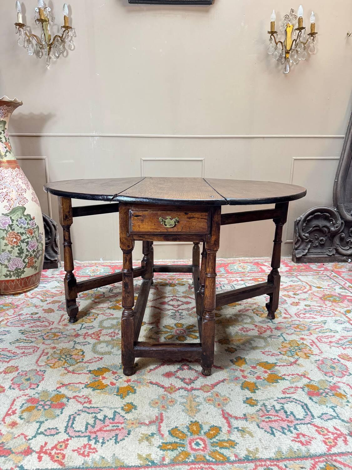 Table à volets dite « gâte leg », angleterre xviii eme siècle