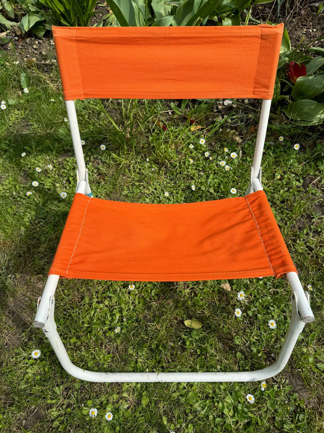 Vintage folding camping chair