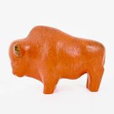 Ceramic bull by Kurt Tschörner for Ruscha, 1960s
