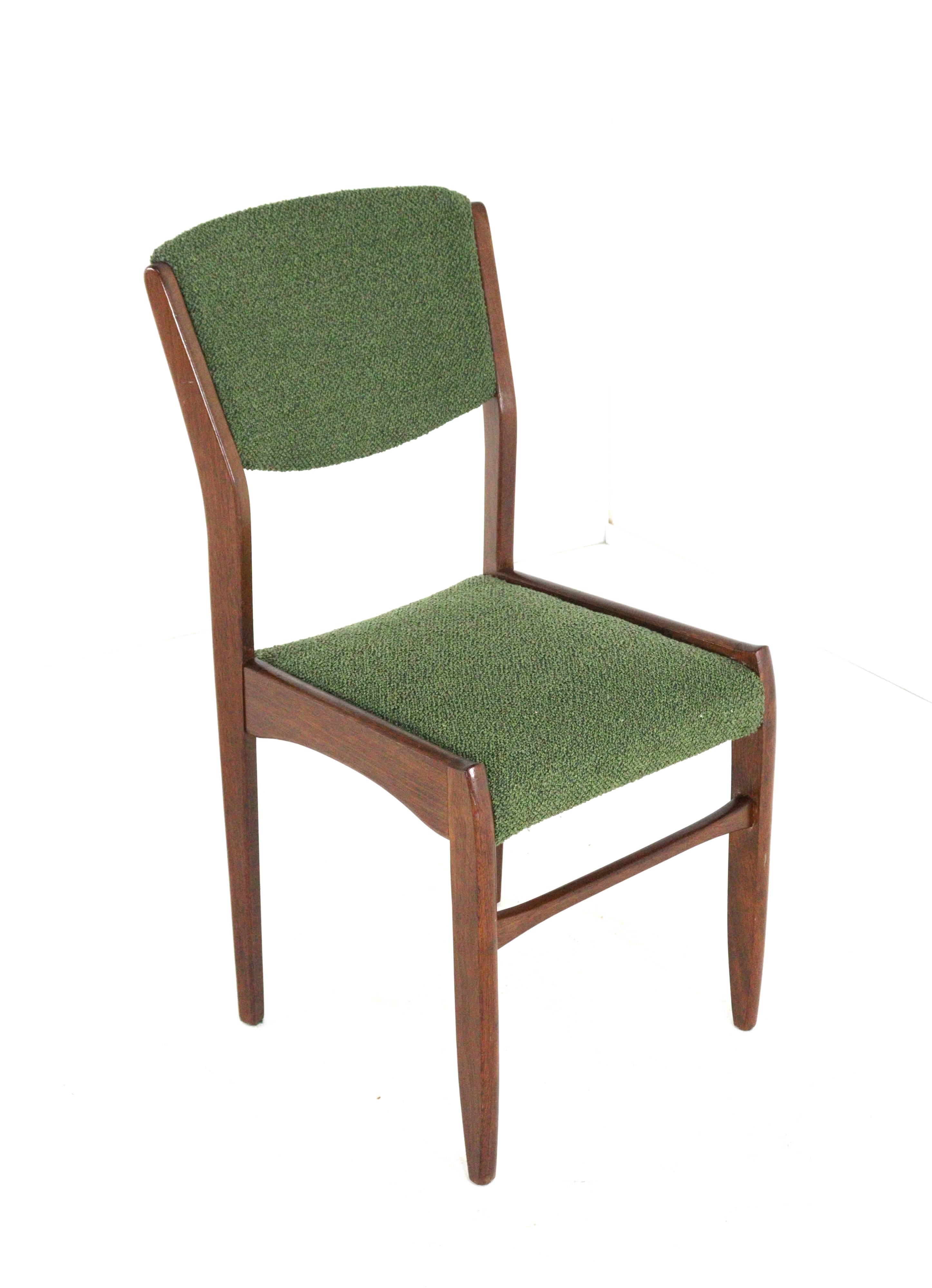 vintage teak Dining chair 'Raamdonksveer' new upholstery