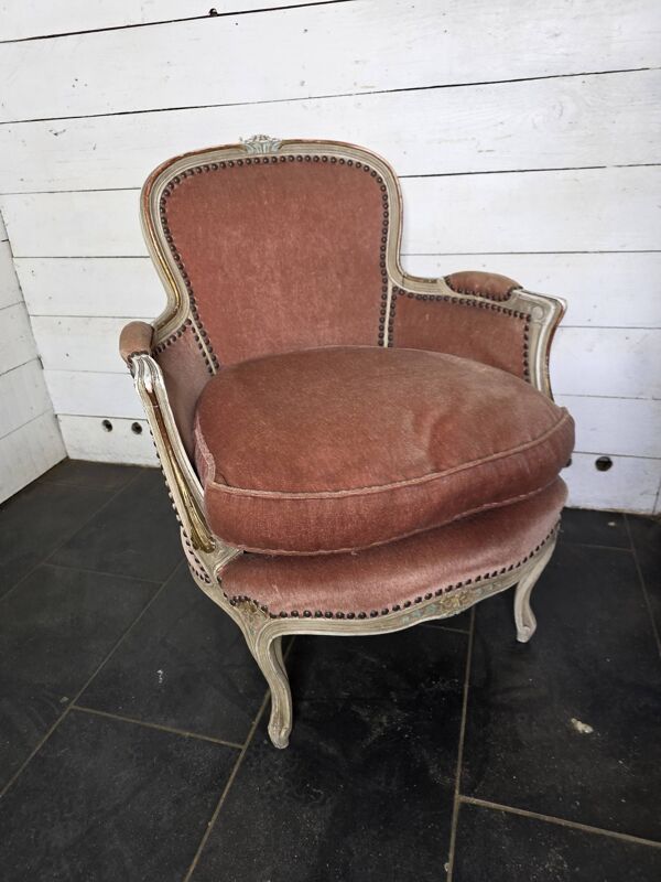 Fauteuil cabriolet style Louis XV