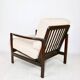 Fauteuil lounge en boucle beige par Z. Baczyk, 1970s