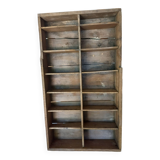 Wooden shelf drawer box