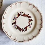 11 dessert plates Salins France