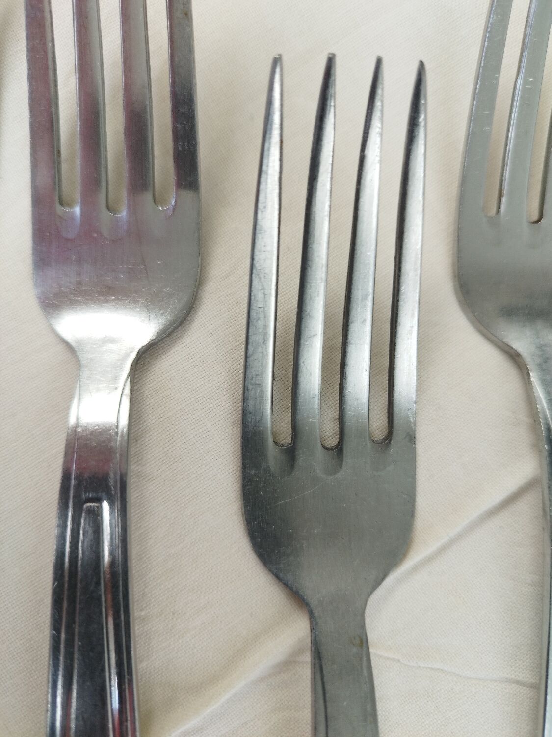 Lot de fourchettes inox