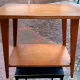 Side table, console with tapered legs, 1970s Scandinavian design.