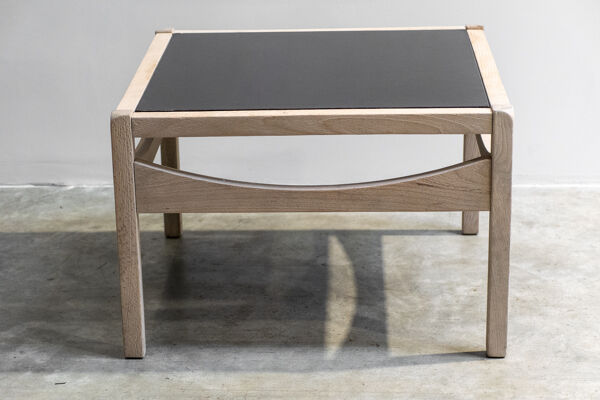Table basse Baumann Bois du milieu du siècle 1970'