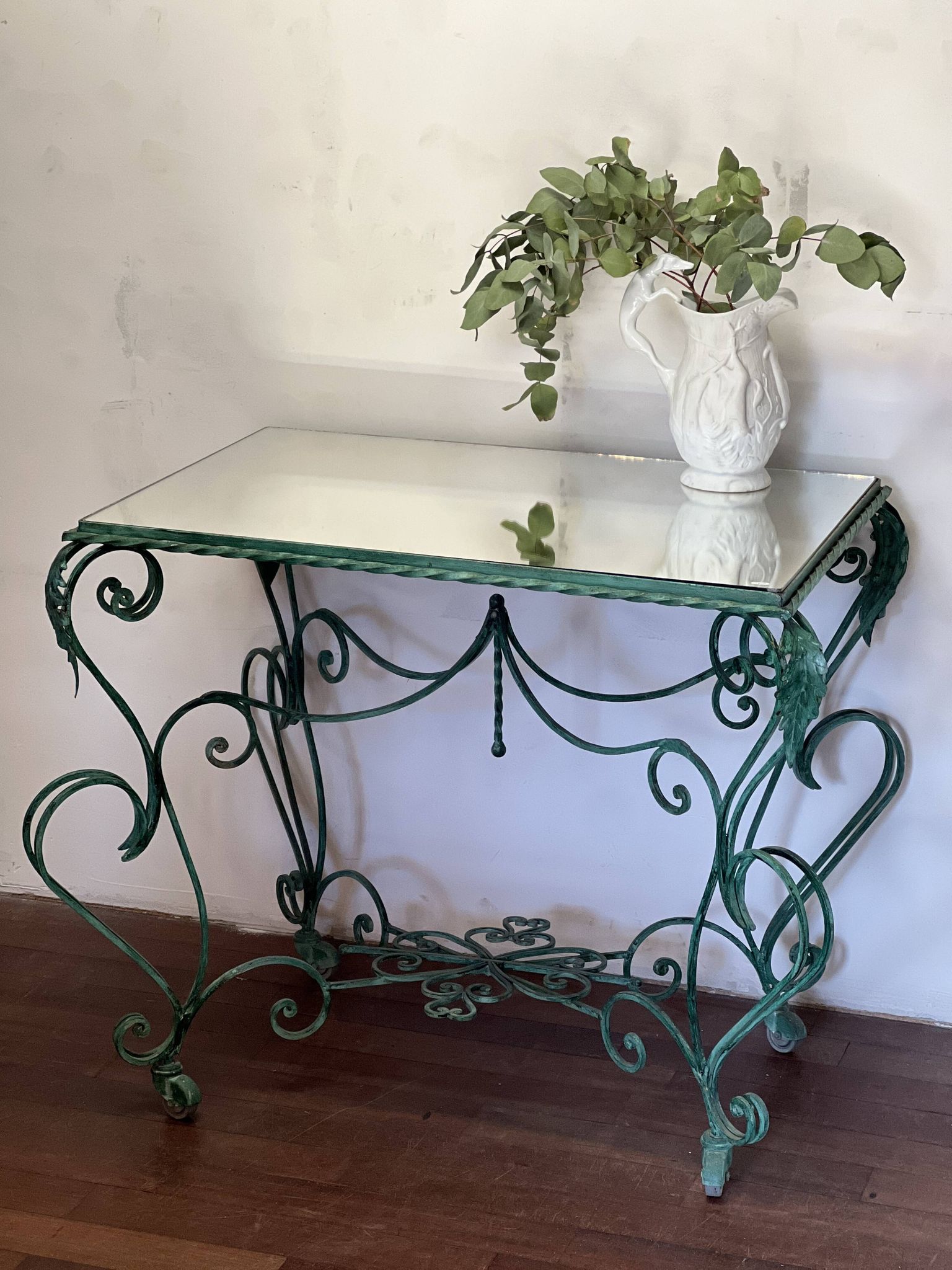 50s wrought iron table