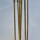 Brass fireplace tool set