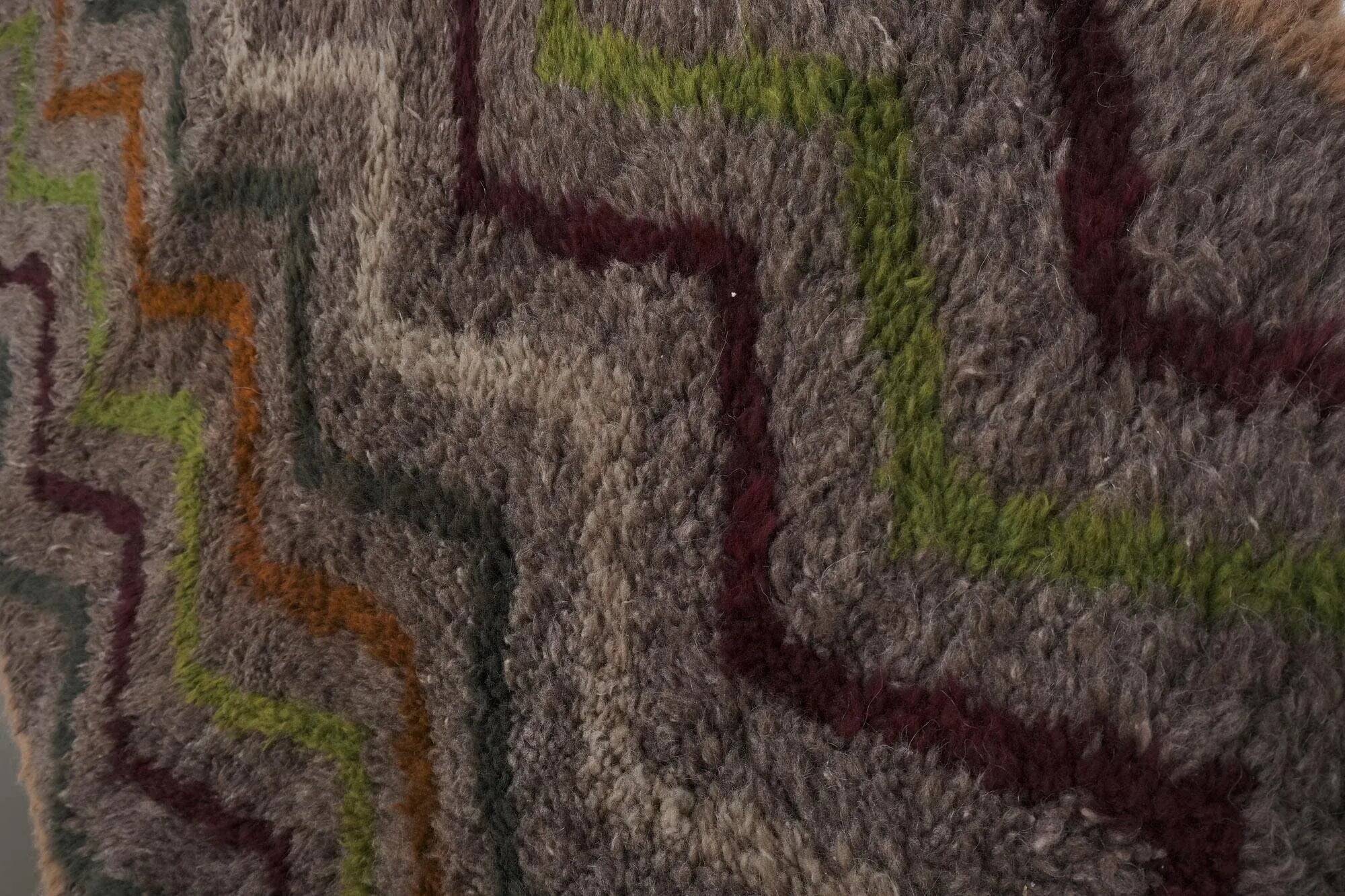 Vintage Turkish hallway rug 87x214 cm