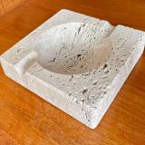 Vintage travertine ashtray
