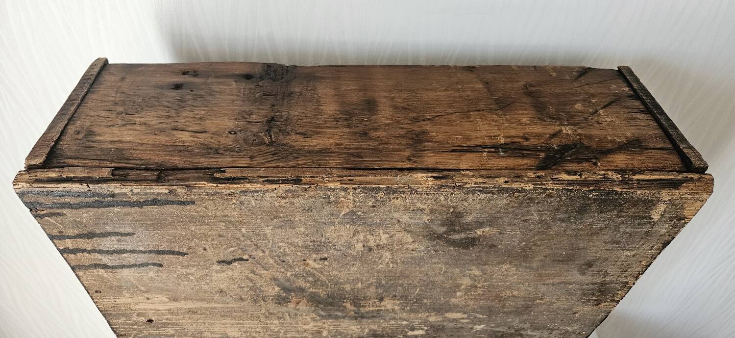 Old country wall shelf