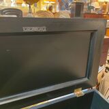 Anchor line painted wooden chest