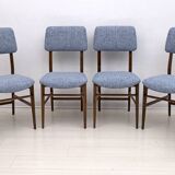 Six of Edmondo Palutari for Dassi Mid-Century Italian Teak Dining Chairs,50