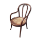 Child wooden armchair curve