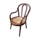 Child wooden armchair curve