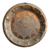 Oriental copper tray