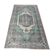 Green carpet rug 212x116cm