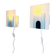 Minimalist Postmodern Square Wall Lights by Nafa Nybro Armaturfabrik, Sweden 1980s