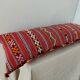 Long vintage Moroccan Berber cushion