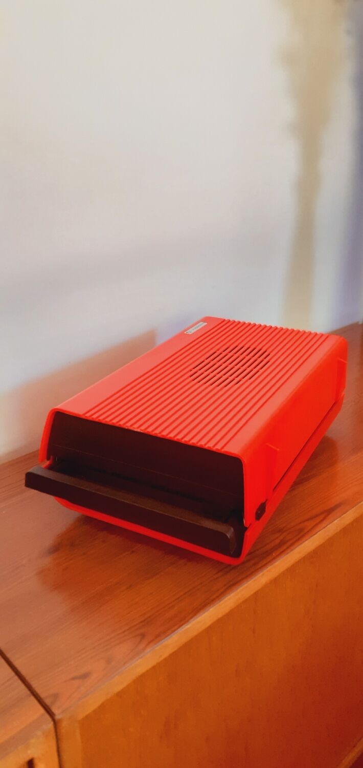 Vintage 60 year Thomson portable record player.