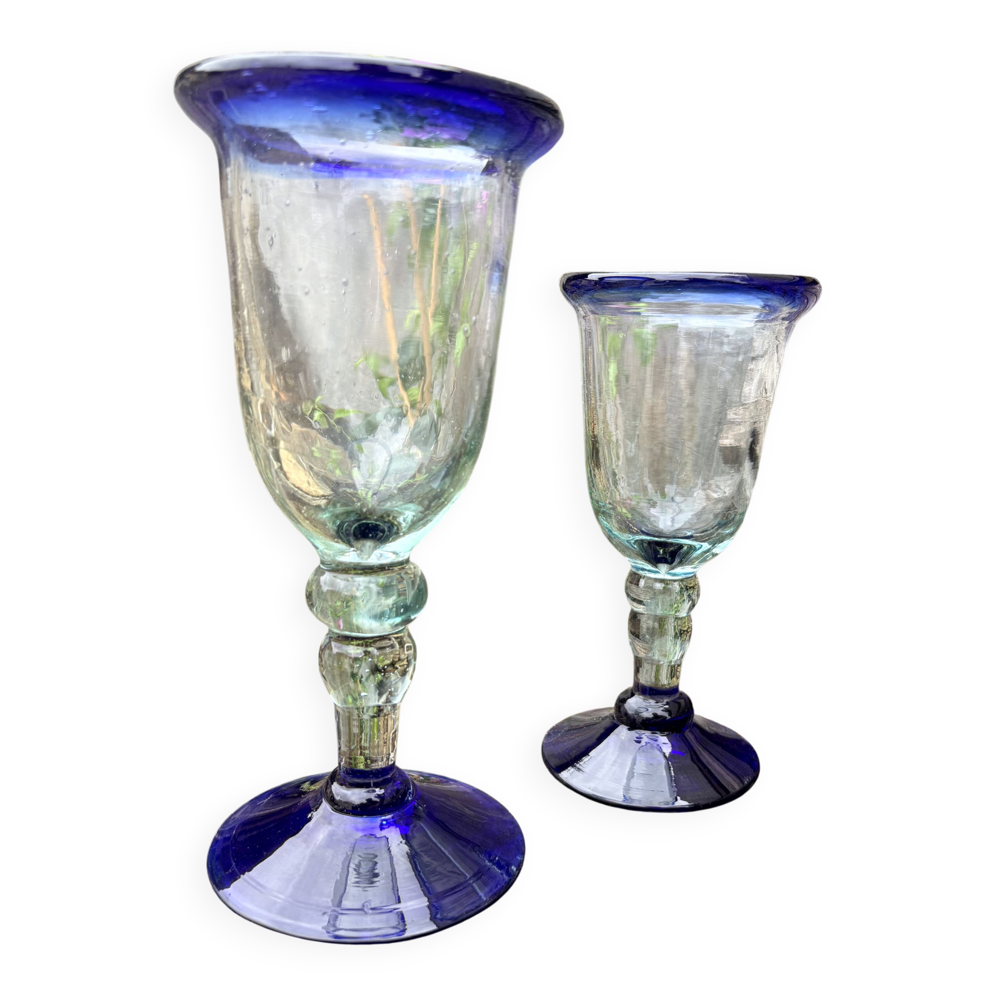 Verres Vintage glassware from Biot