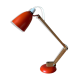 Vintage Maclamp in orange with wooden arms