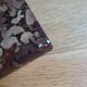 Square ashtray in polished marble