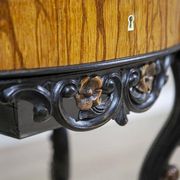 Inlaid Sewing Table in Various Woods, 1890s