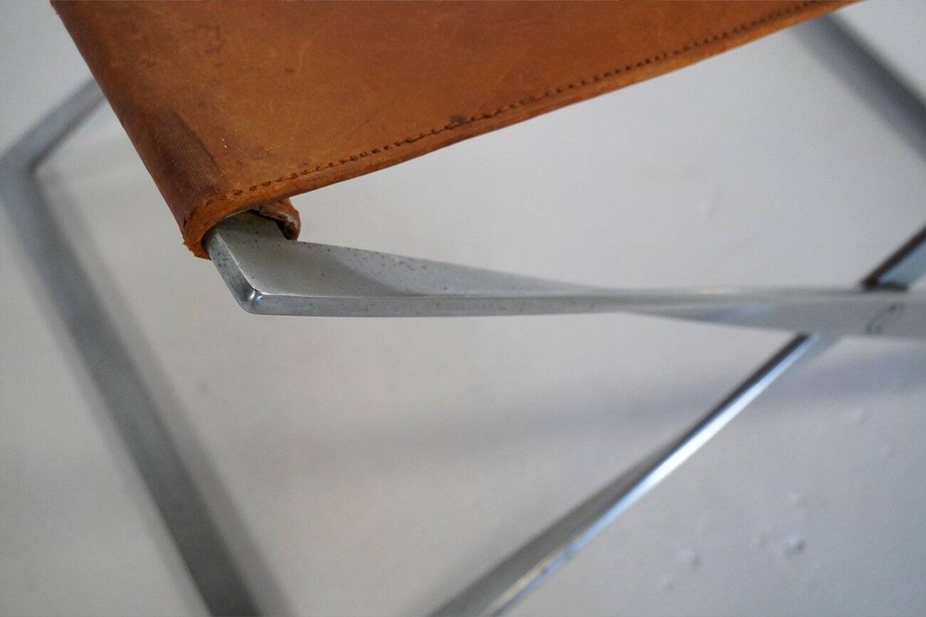 Pk91 Folding Stool by Poul Kjaerholm for E. Kold Christensen, Denmark, 1960s