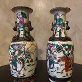 Paire de vase chinois XIXème