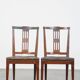 Set of 6 Original Antique Dutch Leather Dining Chairs