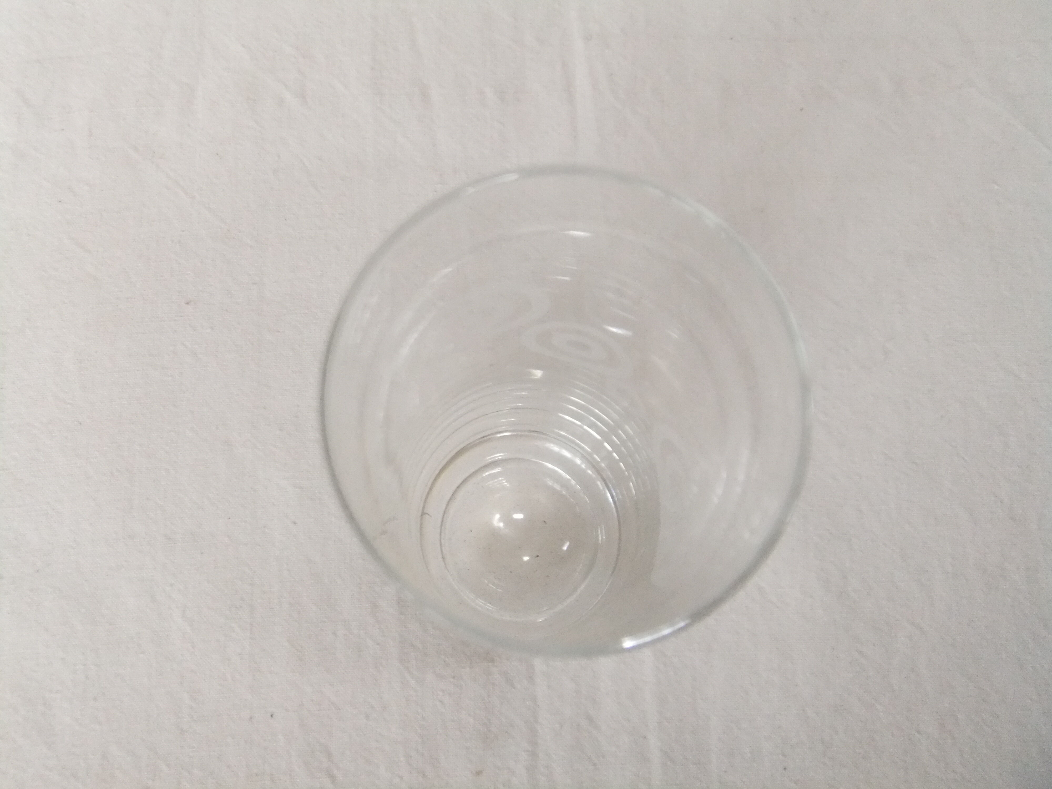 Crystal vase Baccarat roll tube engraved